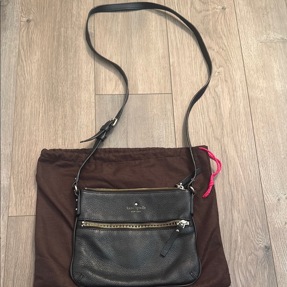 Kate Spade Black Crossbody Bag with Sleek Design